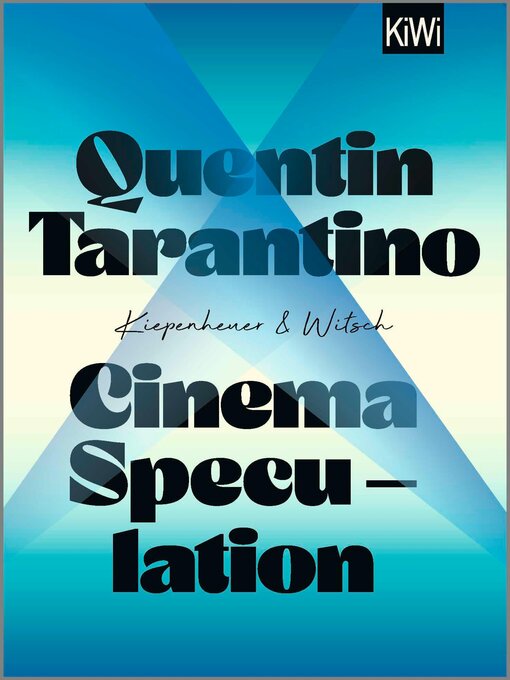 Title details for Cinema Speculation by Quentin Tarantino - Available